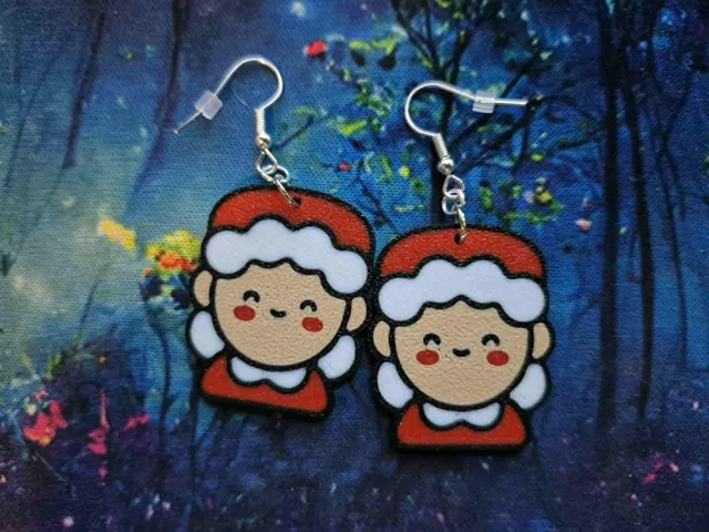 Mrs. Claus Earrings
