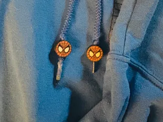 Spider-Man Drawstring Bead/Charm