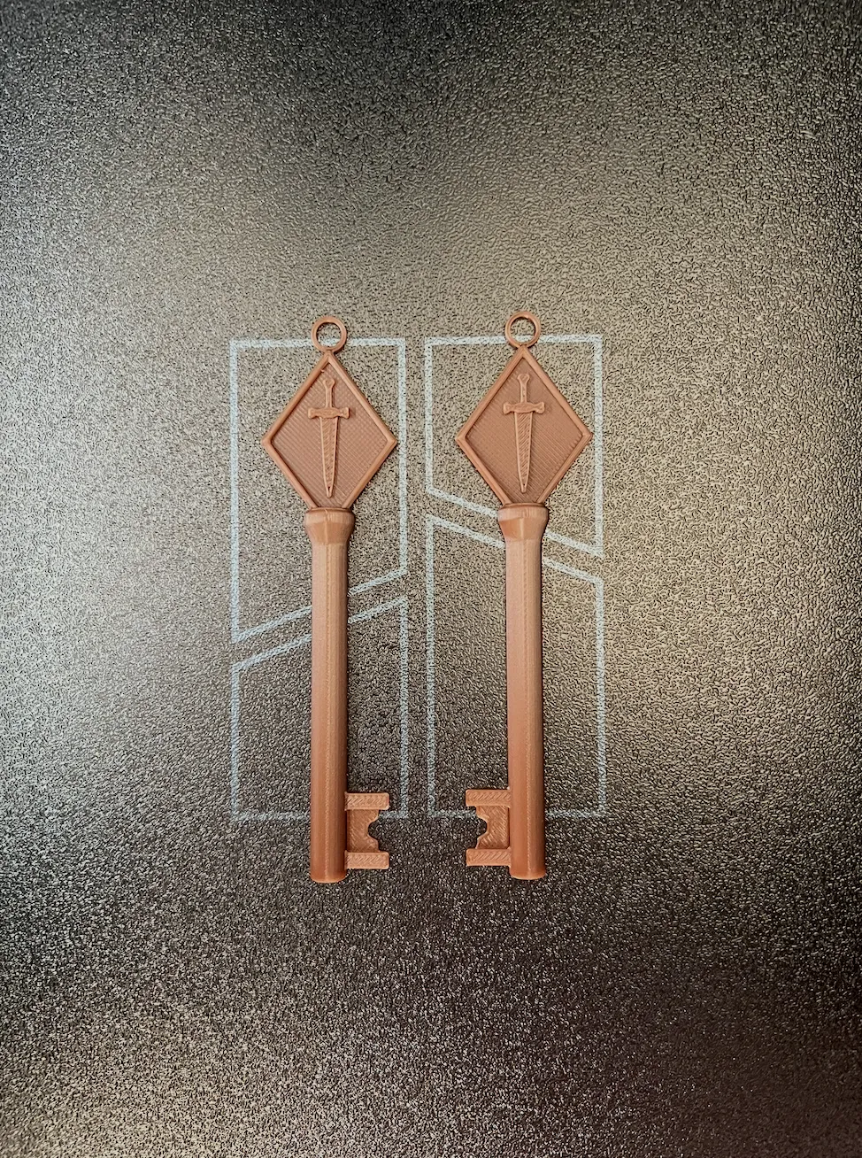 Relic House Key Resident Evil - Mansion Key - Sword Key - Free 3D Print Model - MakerWorld
