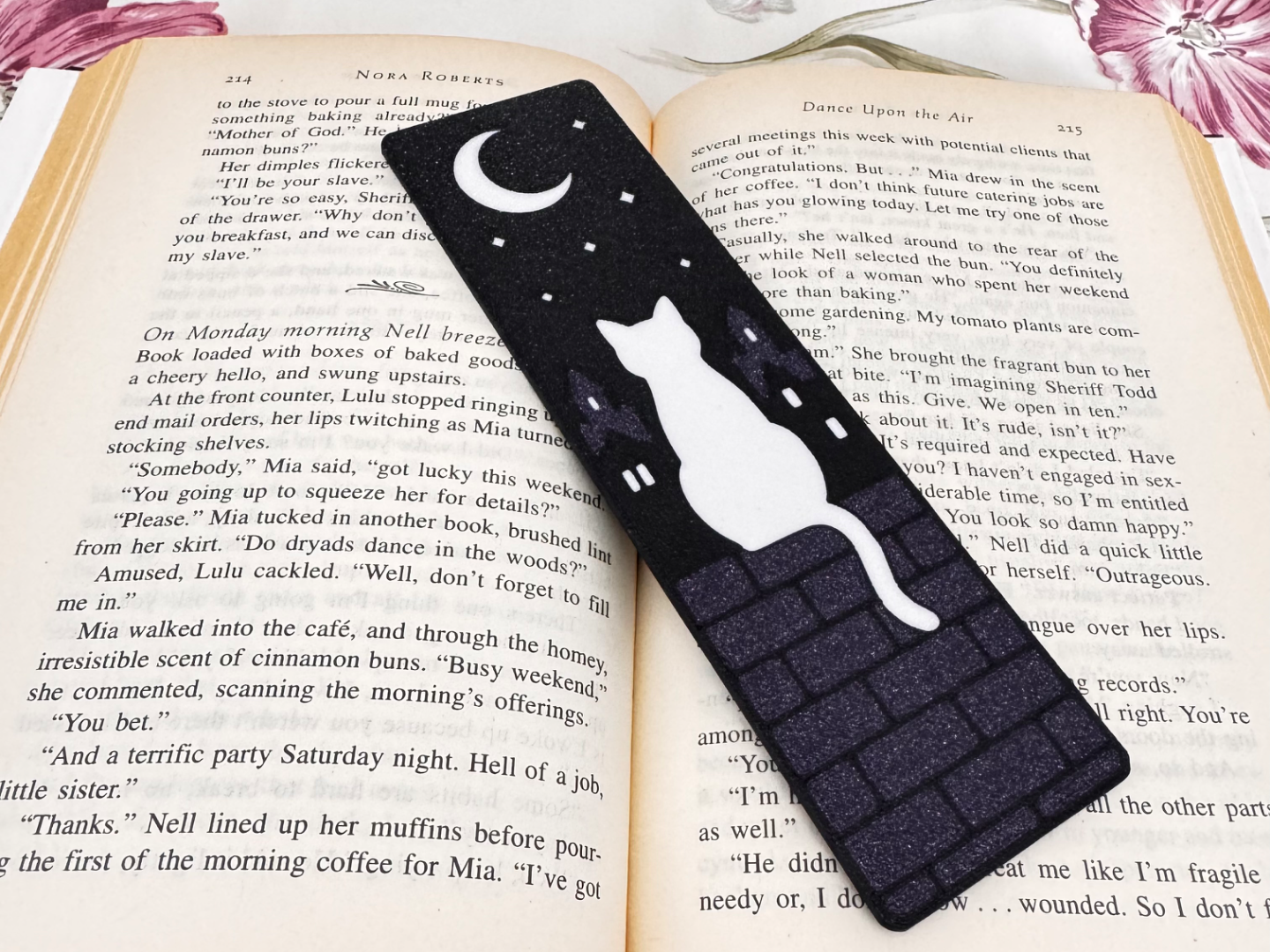 Cat Moon Night Bookmark