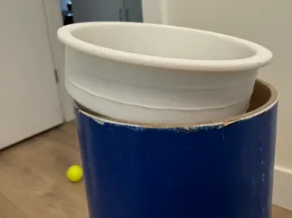 Tennis Ball Pickup Tube, for poster mailer tube