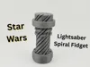 Lightsaber Handle Vortex Spiral Fidget