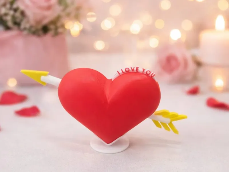 Heart with Arrow mechanical sculpture