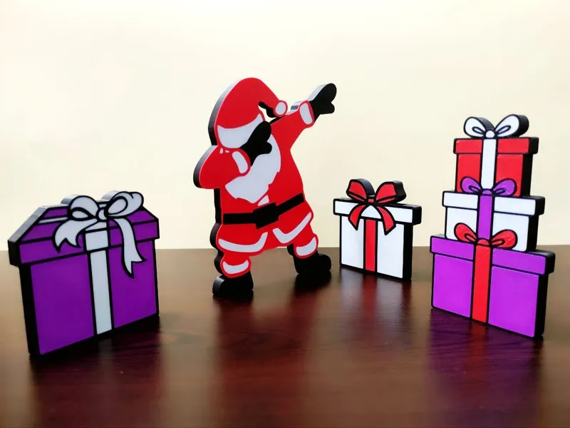 Christmas Dabbing Santa Set