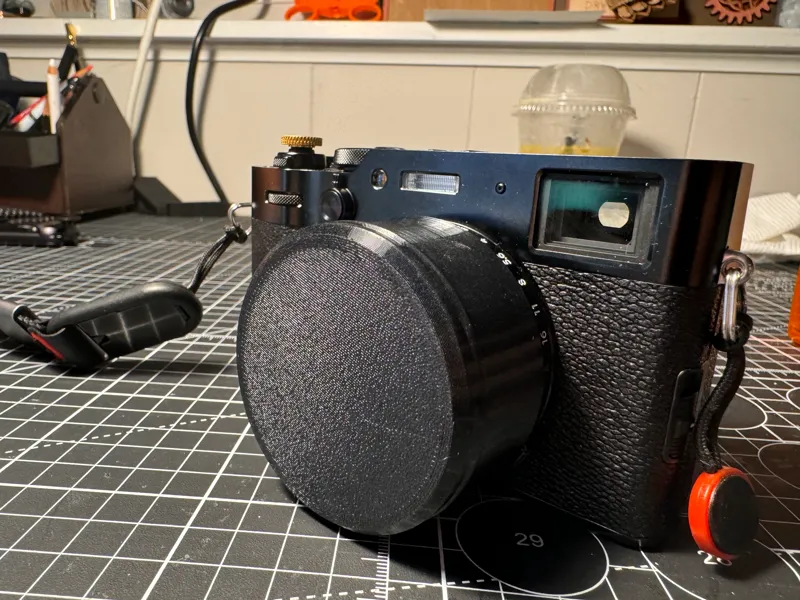Fuji X100 Series Cover for when filter attached