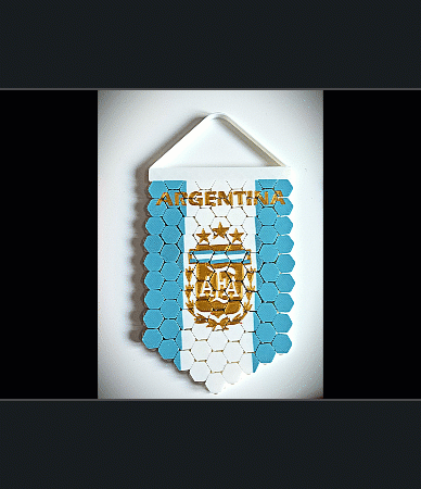 Banderín de la Albiceleste Argentina flexible flag
