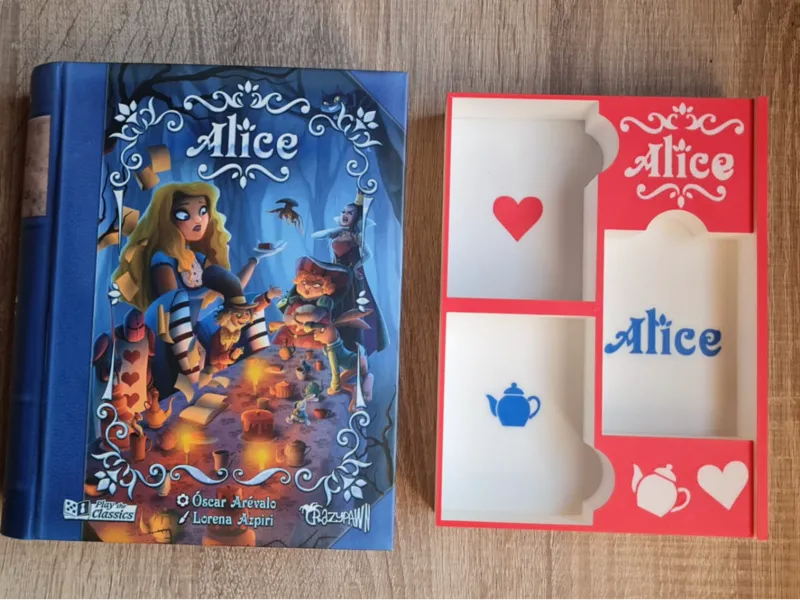 Alice board game insert