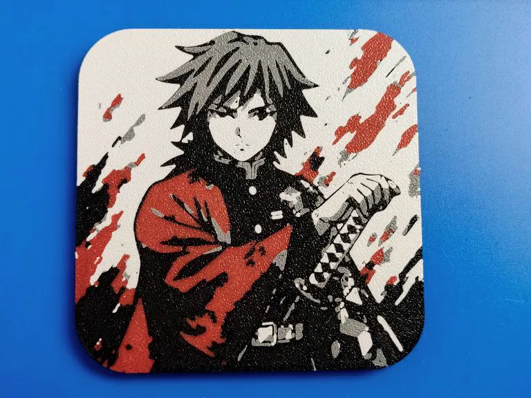 Tomioka Giyu - Demon Slayrt - Detailled Coaster