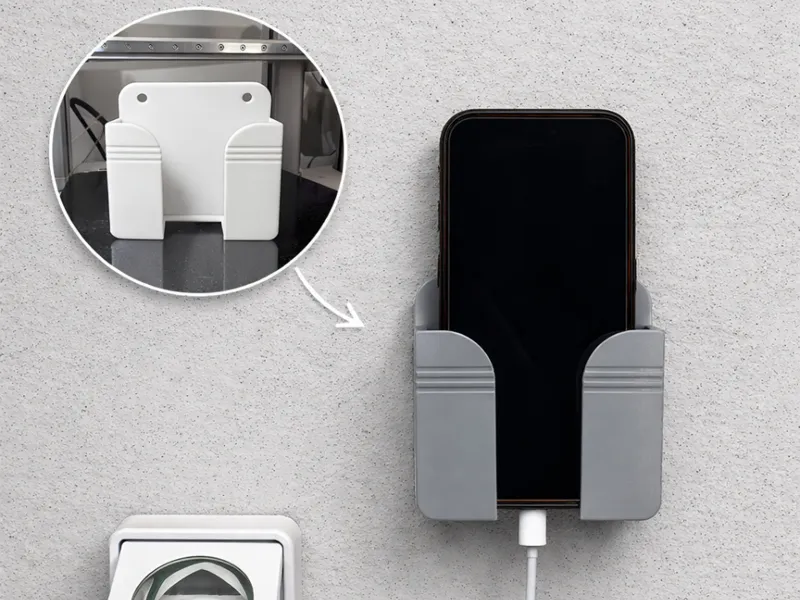 Wall Mounted Phone Charging Holder 