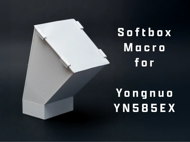 Softbox macro for Yongnuo YN585EX