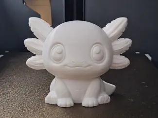 Chibi Baby Axolotl – Mini Kawaii Axolotl Figure