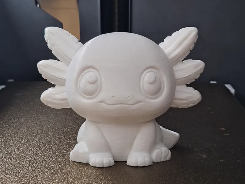Chibi Baby Axolotl – Mini Kawaii Axolotl Figure