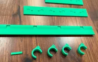 18mm rod clip on mount for 2, 3 or 4 spools