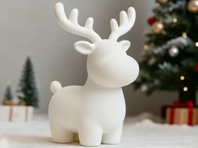 Chubby Christmas Reindeer