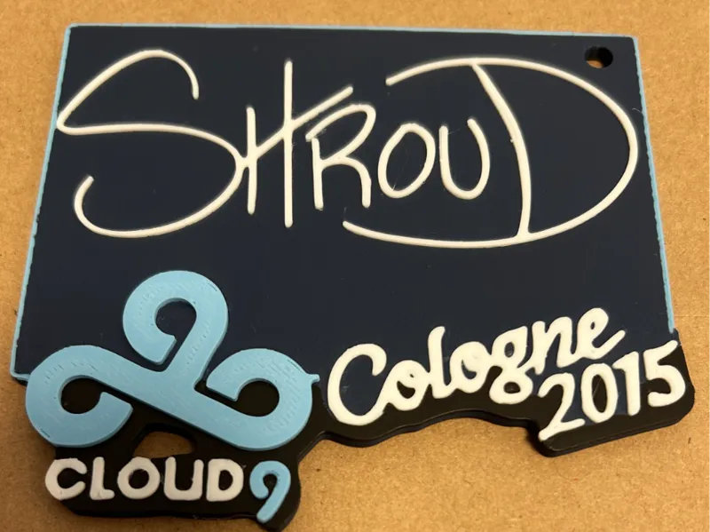 CS2 Shroud Cologne 2015 Sticker (Keychain)