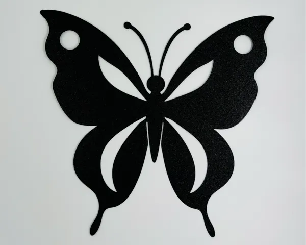 Papillon décoratif mural