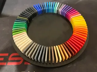 Filament Swatch Display (circular)