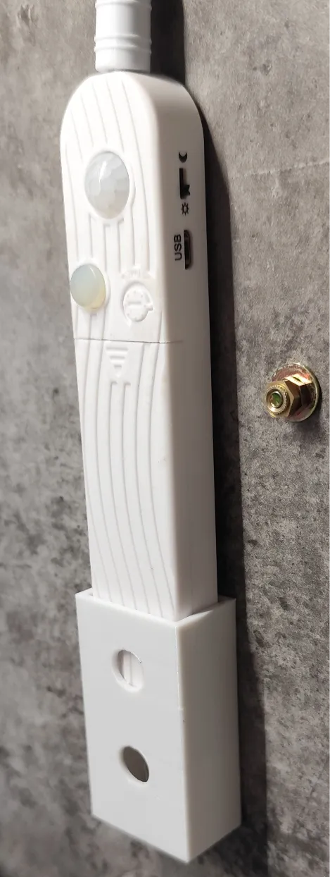 Holder for Battery box from sensor LED Strip