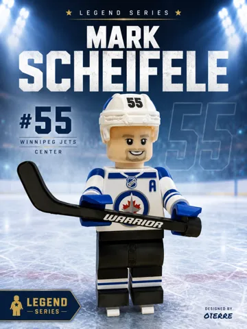 Pieza para disfraz o exhibición: Mark Scheifele #55 – Hockey Legend | By @loops_3D — vista de referencia 2