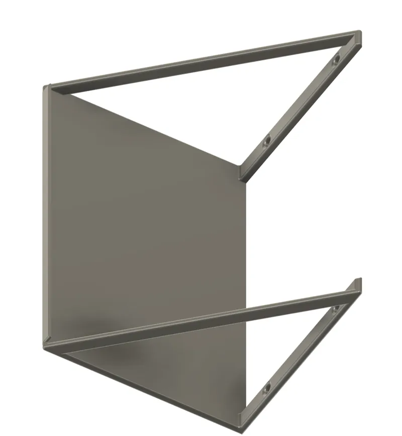 Wall Mounted Bookshelf (Print in one piece - no support)