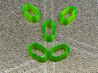 Clip for 2 PTFE Tubes printed with TPU 