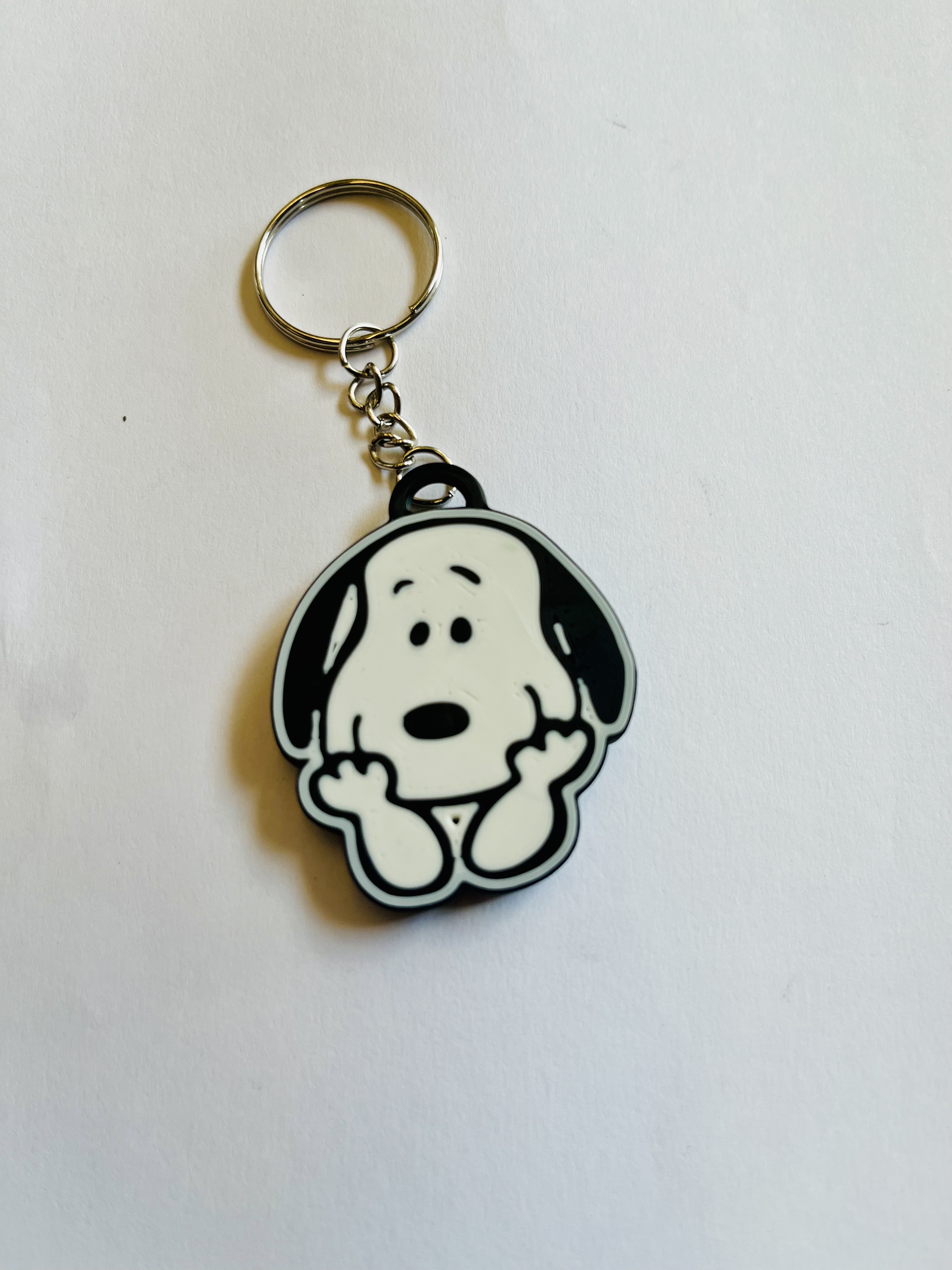 Llavero carita de Snoopy — imagen 3 de impresión 3D