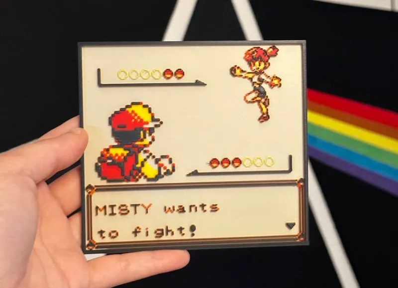 Misty wants to fight! From Pokemon Yellow