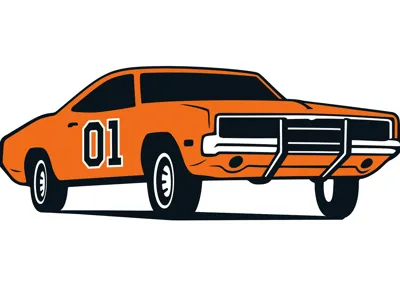 Dukes of Hazzard - General Lee Keyring