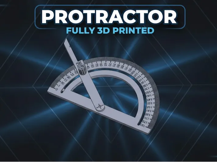 Protractor - Goniometro - Free 3D Print Model - MakerWorld