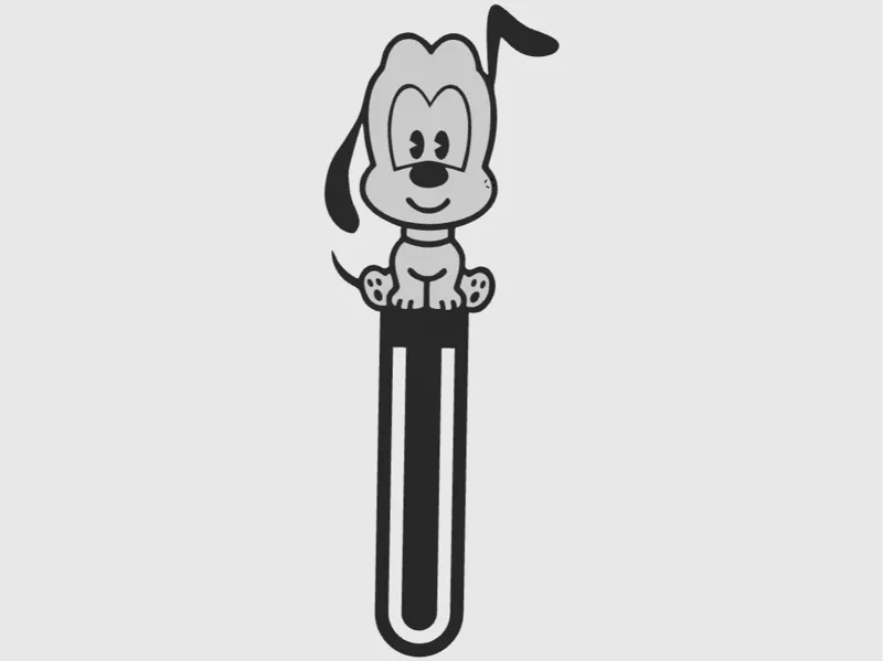 BookMark Dog Pluto Baby Cute Kawaii