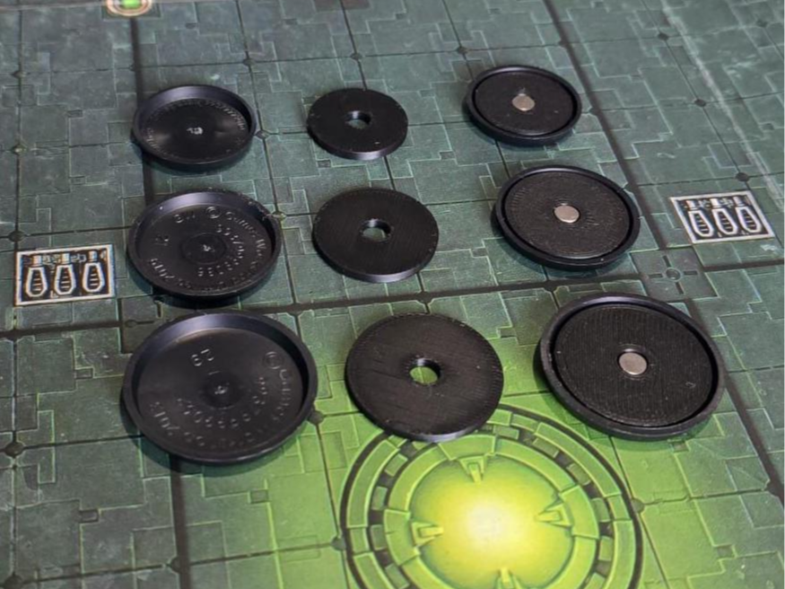 Grimdark Miniature Base Insert for Magnet