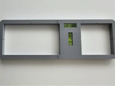 Socket back box cutting template