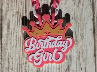 Birthday Girl chain necklace
