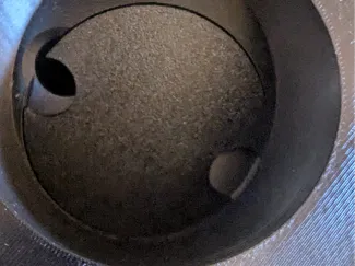 Slow feeder 2 hole inset