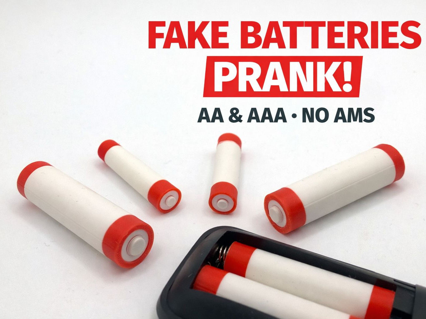 Fake Batteries Prank – Looks Real, Powers Nothing