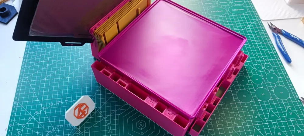Storage Box 1104 (Side Extension Pen Holder) by 凡星清曜 - MakerWorld
