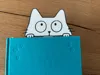 Curious Cat Bookmark - one-sided