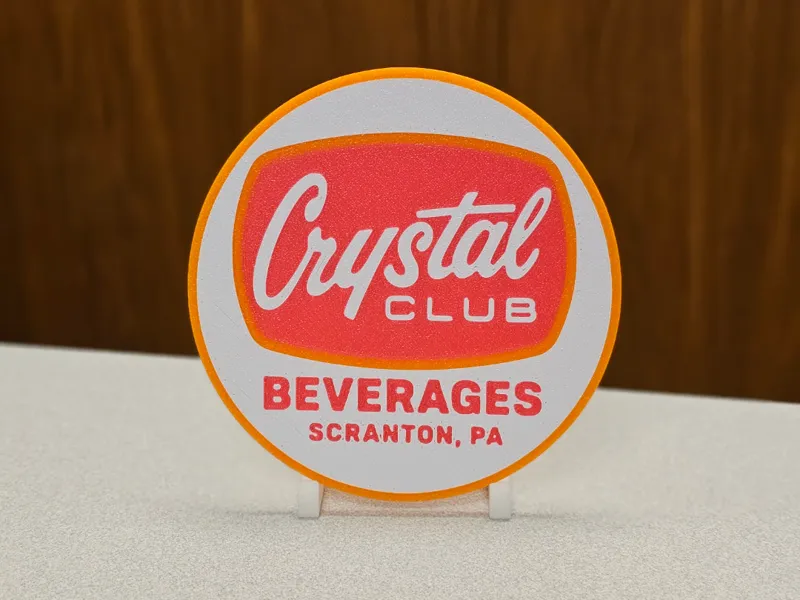 Crystal Club Beverages Scranton The Office Coaster