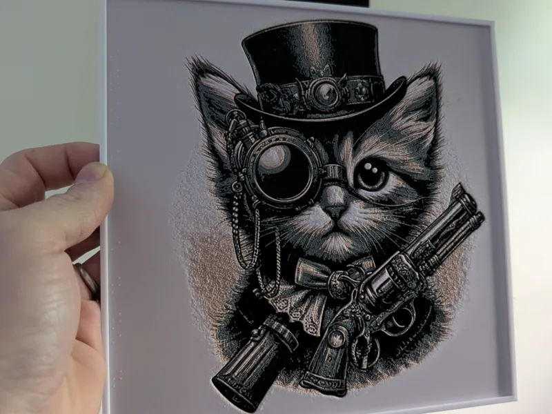 steampunk cat 
