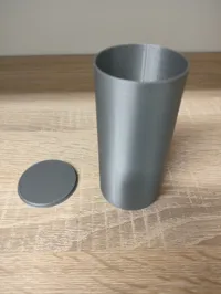 Boîte tube avec couvercle, usage universel — photo 2