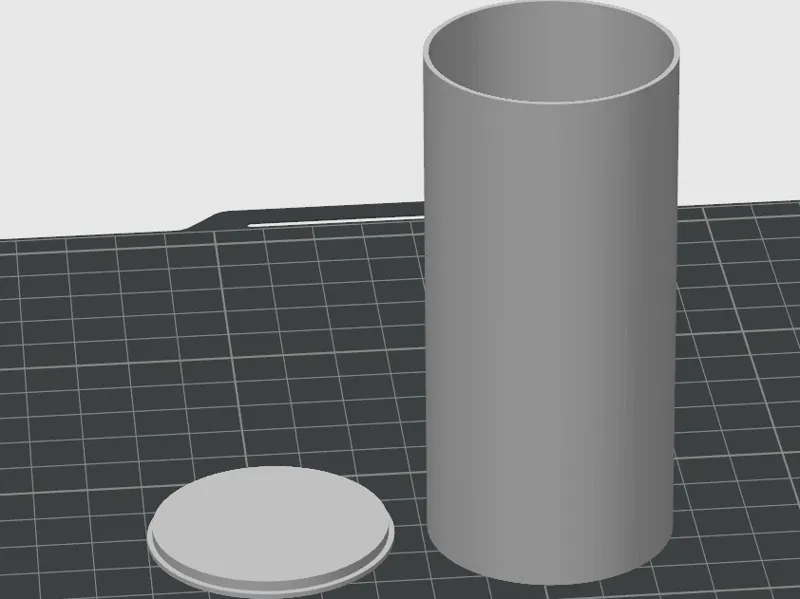 Tube box with deckel for anything 
