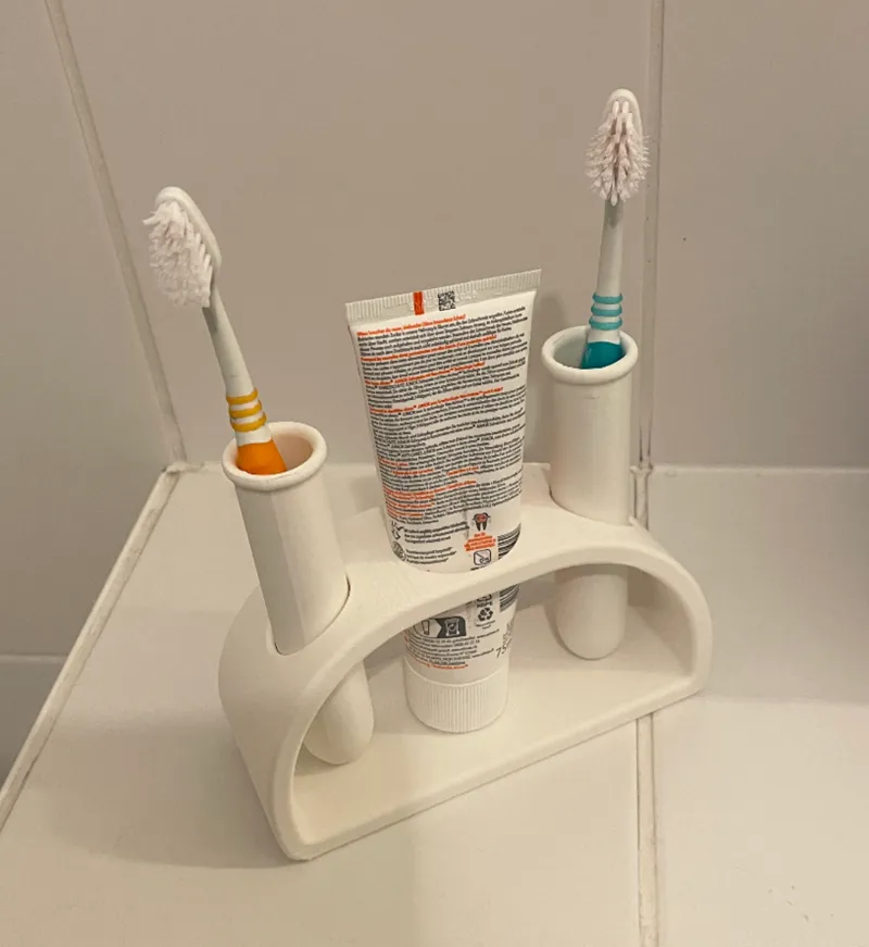 Support brosse à dents pour les couples