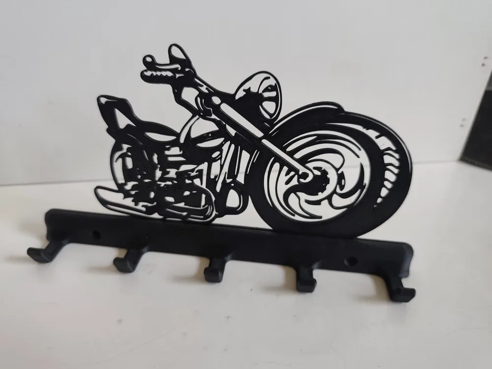Harley-Davidson Style Key Holder - Free 3D Print Model - MakerWorld