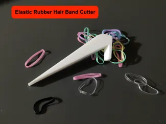 Elastic Rubber Hair Band Cutter
