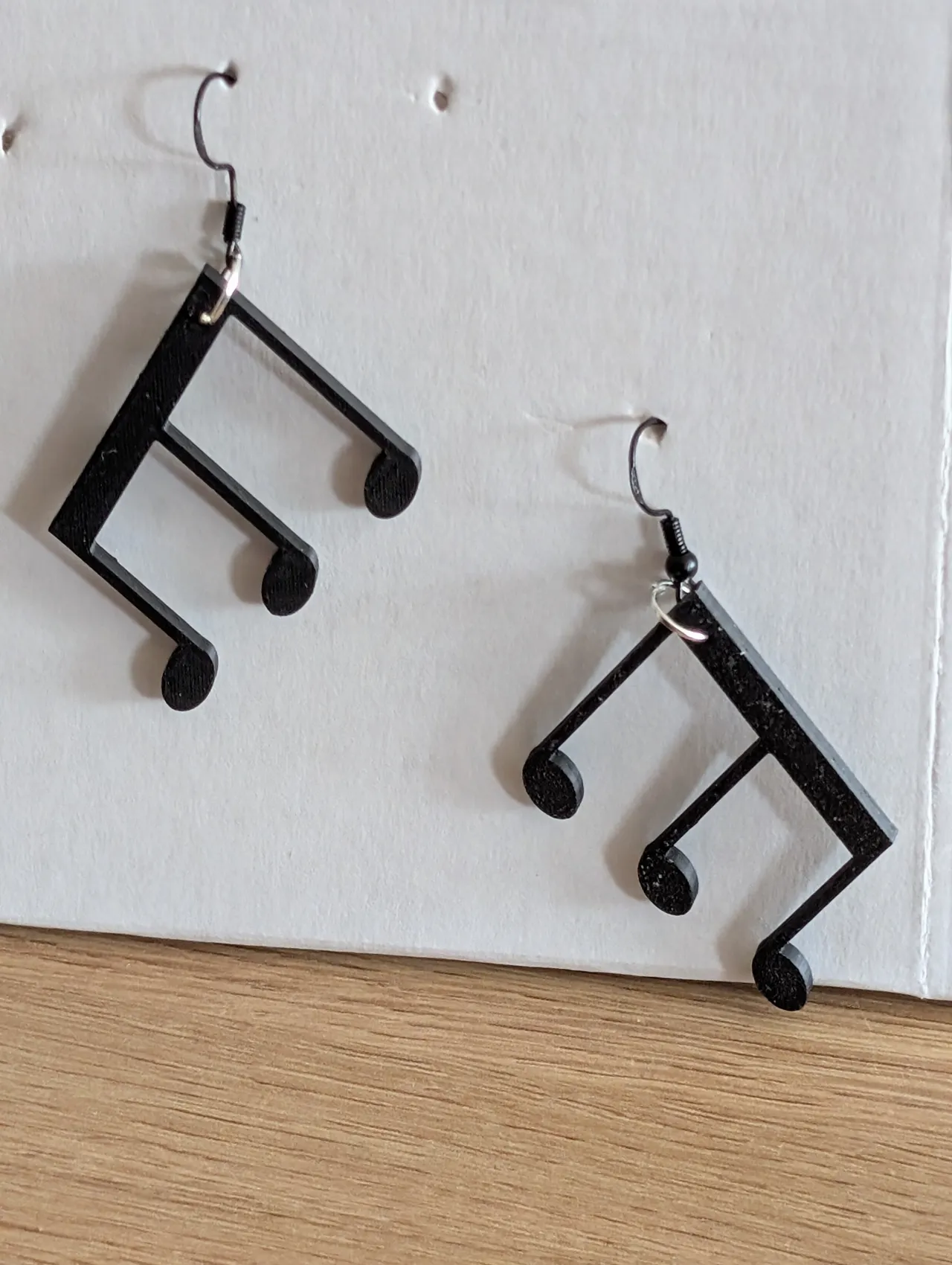 Music Note Earring Trio: Fine Detail Jewelry view 4