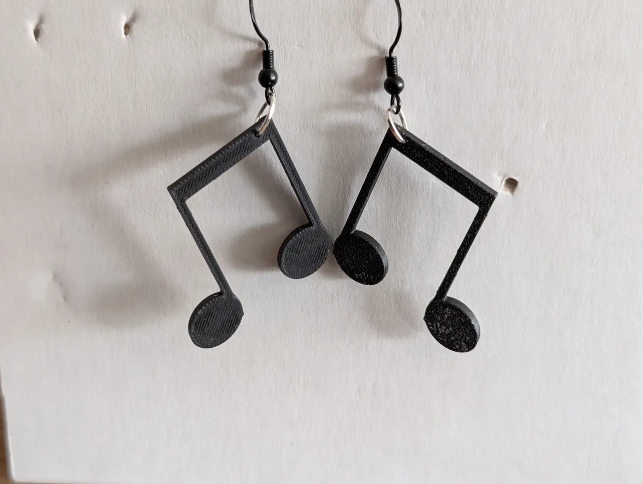 Music Note Earring Trio: Fine Detail Jewelry view 2