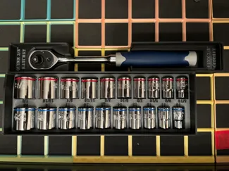 GRIDFINITY Quinn 3/8" Drive 21pc Socket Set