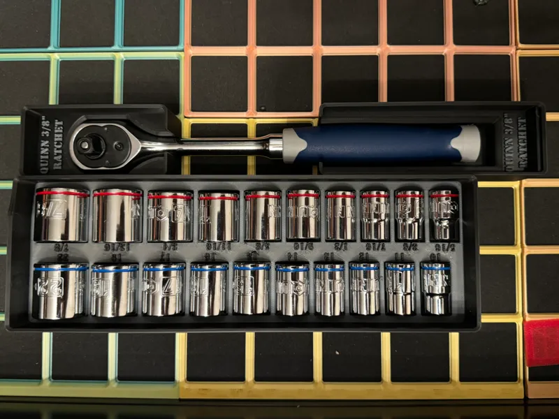 GRIDFINITY Quinn 3/8" Drive 21pc Socket Set