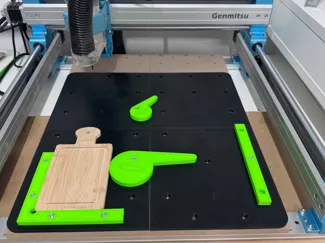 Genmitsu 4040 Pro (Opferplatte und Spannwerkzeug)