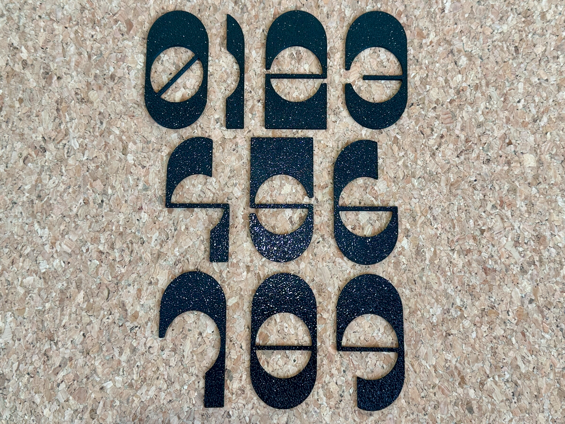 Numbers 0-9 （Art version1）